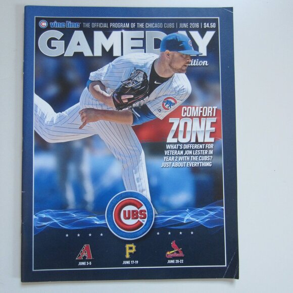 Lot 9 CHICAGO CUBS Collectible Yearbooks, Scorecards, Game Day, Book - Picture 6 of 14